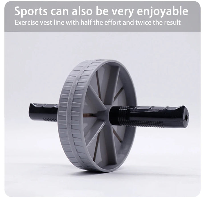 Abdominal Exercise Wheel For Workout Body Building,  1 Pc Household Silent Abdominal Workout Roller, Waist & Tummy Slimming