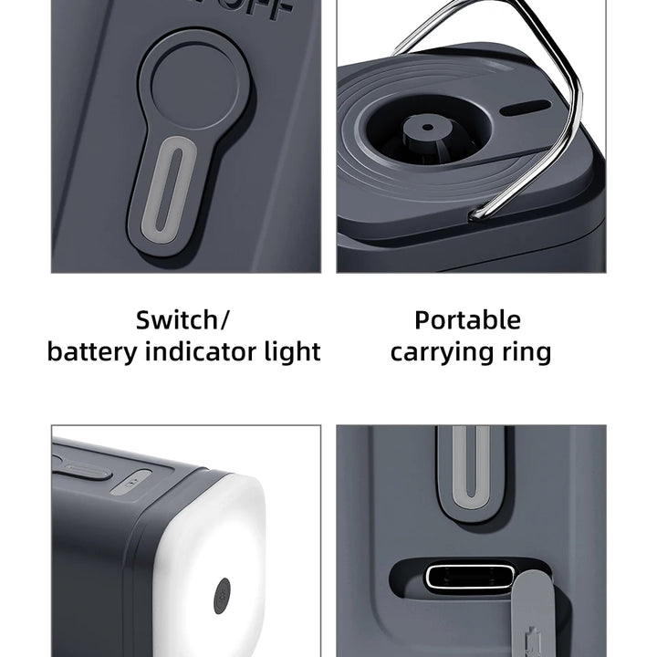 Electric Air Pump Portable Wireless Air Compressor Inflator/Deflator Pumps for Inflatable Cushions Air Beds Boat Swimming Ring