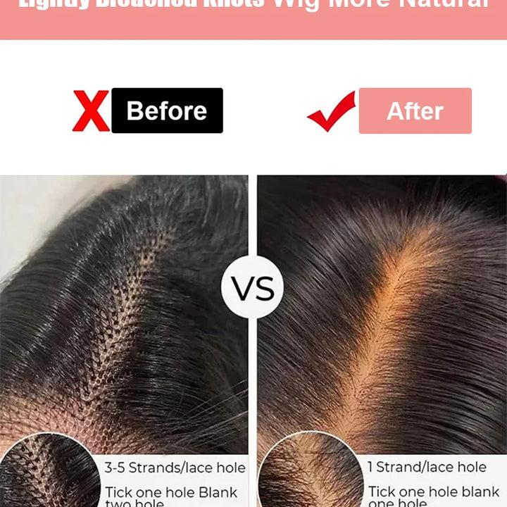 30 40 inch 250 Density Straight 13x4 13x6 HD Transparent Lace Natural Color Brazilian Human Hair Wig For Women Frontal Lace Wig
