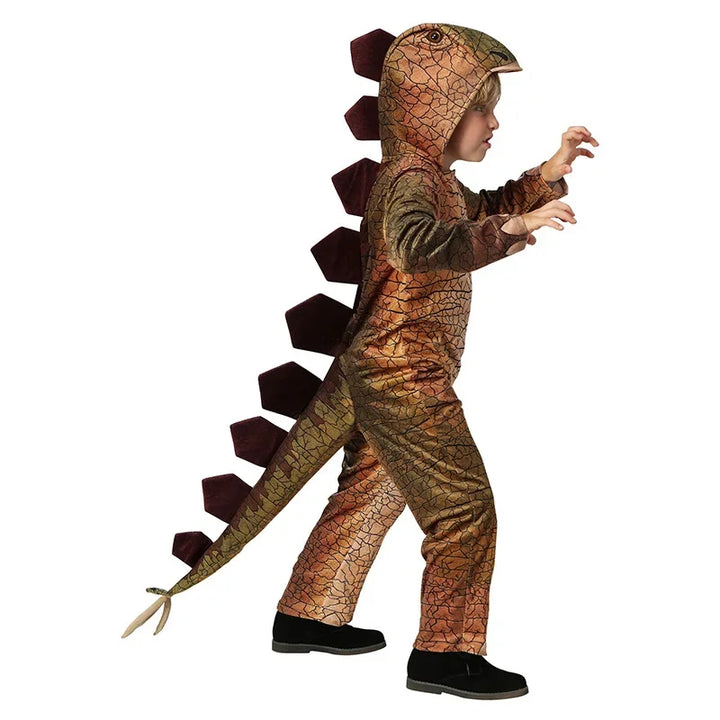 Halloween Children's Dinosaur Costumes World T-Tyrannosaurus Cosplay Jumpsuits Stage Party Cos Suits For Kids Christmas Gifts