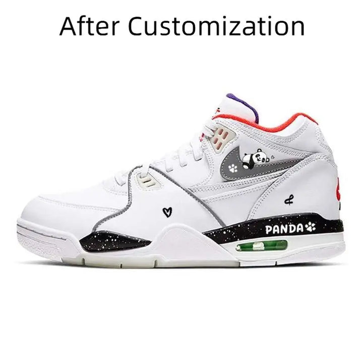 【Customize】Nike Air Flight 89 Vintage Basketball Shoes Men Sneakers shoes CW2616-101