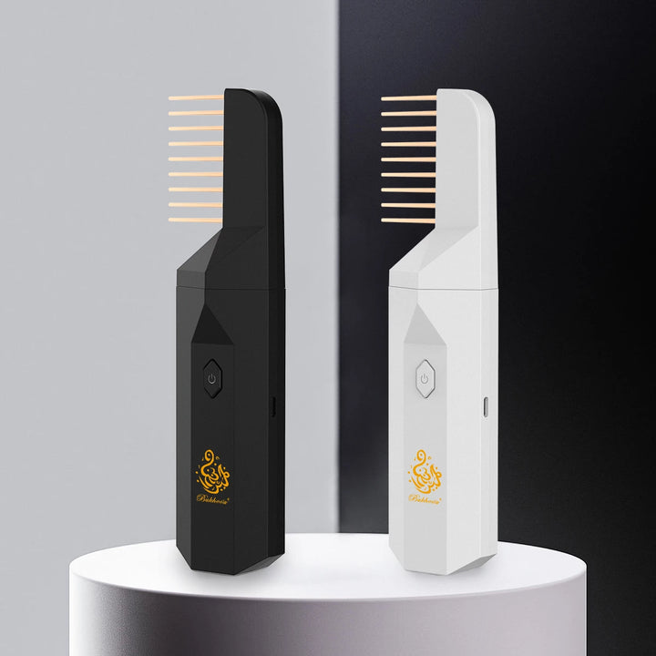 Bukhoon Original B26 Arabic Electronic Hair Incense Burner Mubkhar Portable Comb USB Bakhoor Censer Ramadan Muslim