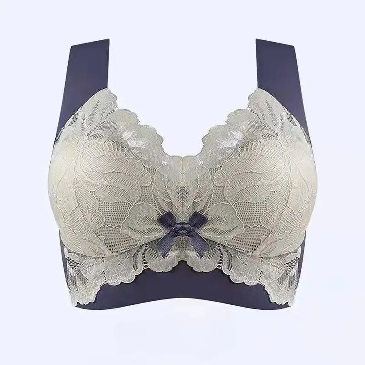 Plus Size Underwear Seamless Bras Large Lace Wireless Women Vest Backless Tops Push Up Unwired Bra Without Bones Plus Underwear