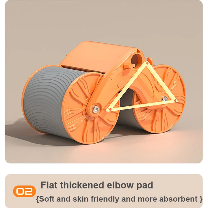 Elbow Support Abdominal Wheel  Muscle Training Home Fitness Exercise Equipment Double Wheeled Automatic Rebound