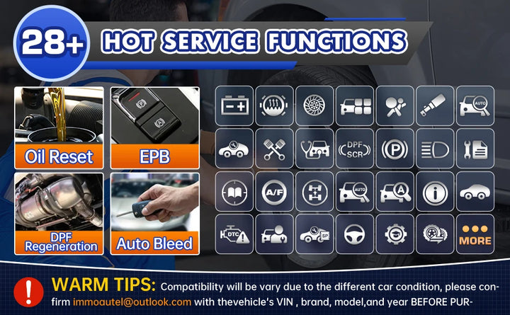 2024 Autel MaxiCheck MX808S OBD2 Scanner Bi-directional Control Scan Tool, 28+ Services, All System Diagnostic Same as MK808S