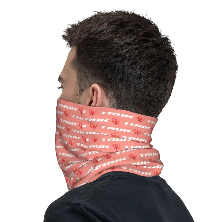 Custom Treks Bike Logo Bandana Neck Gaiter Windproof Face Scarf Cover Women Men Headwear Tube Balaclava