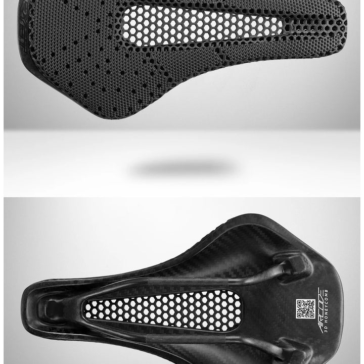 2024 RYET 3D Printed Saddle Ultralight Hollow Comfortable Full Carbon MTB Road Racing Bike Cycling Seat Bicycle Cushion Parts