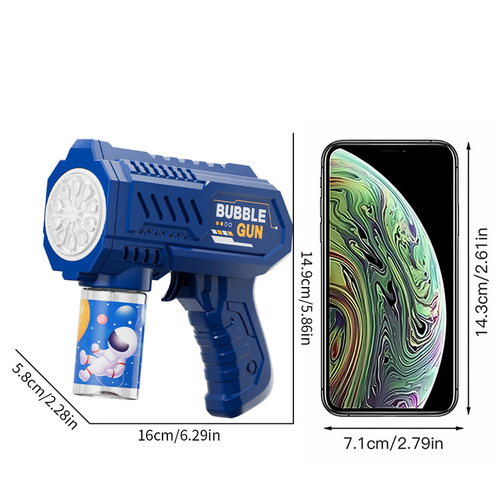 Fully automatic children's bubble machine luminous toy gift bubble gun bubble stick without battery without  bubble water