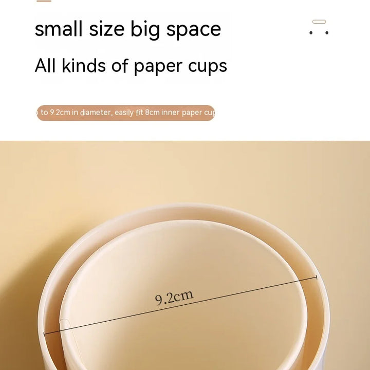 Light Luxury Cup Taker White Disposable Paper Cup Storage Holder
