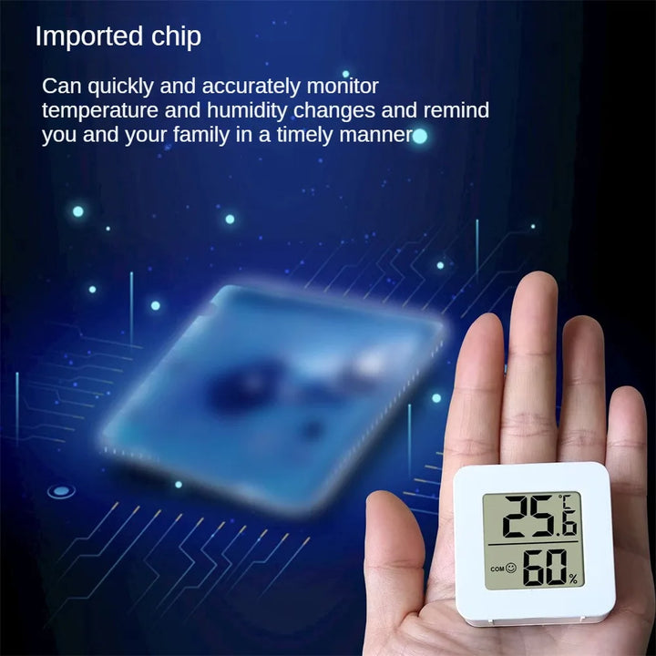 1PC Humidity Meter Sensor Gauge LCD Digital Mini Thermometer Hygrometer Indoor Electronic Thermometer Weather Station For Home