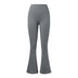 Fashion Micro Horn Leggings Women V-back Waist Sports Pants High Waist Push Up Butt Gym Pants Solid Slim Casual Leggings