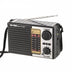 Wireless Bluetooth Speaker LED Flashlight FM AM SW Radio Solar Charging Emergency Radio Full Band High Sensitivity