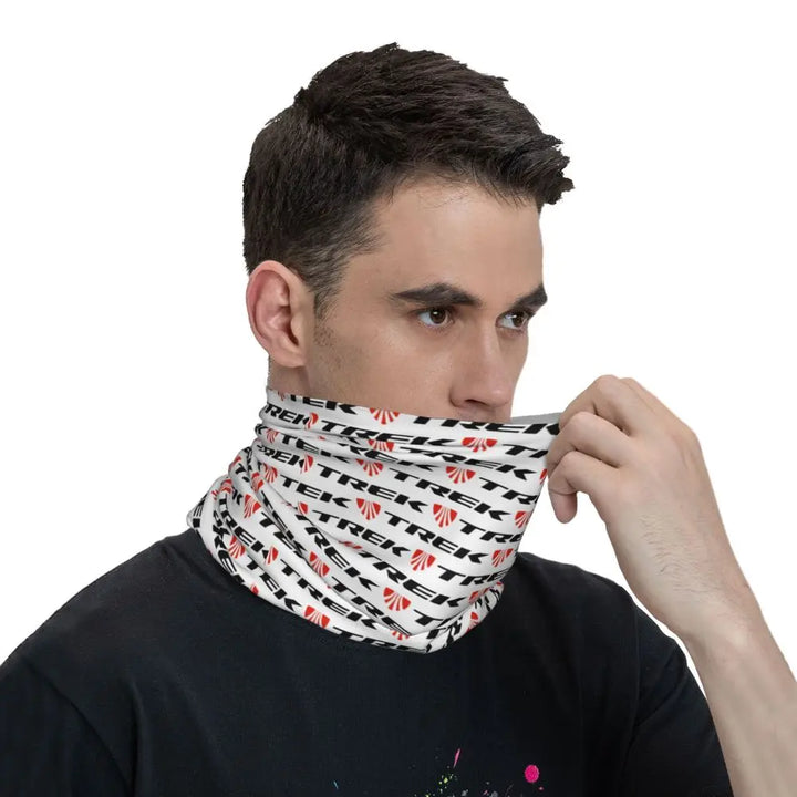 Custom Treks Bike Logo Bandana Neck Gaiter Windproof Face Scarf Cover Women Men Headwear Tube Balaclava