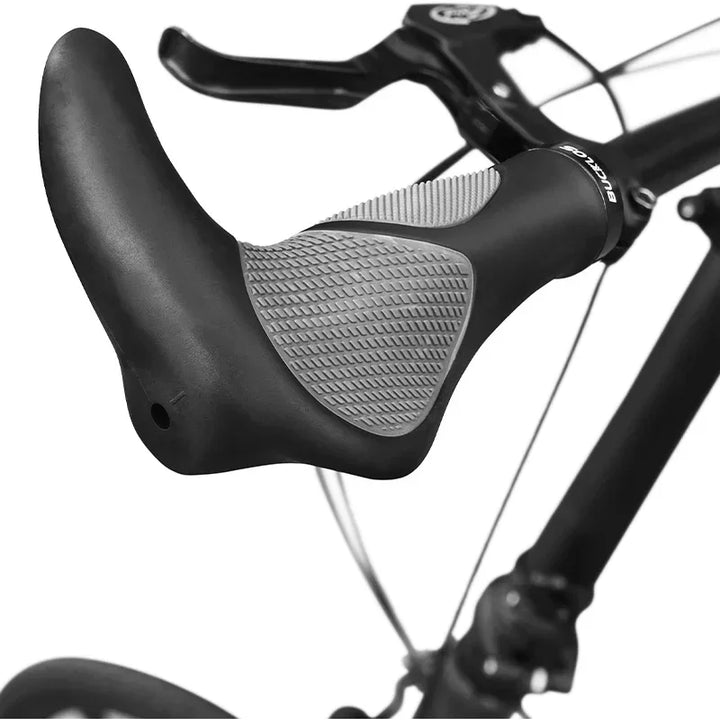 BUCKLOS Bike Handlebar Grips Ergonomics with Extended Bar Non-slip Rubber Bike Grips Durable MTB Cuffs Bicycle Accessories