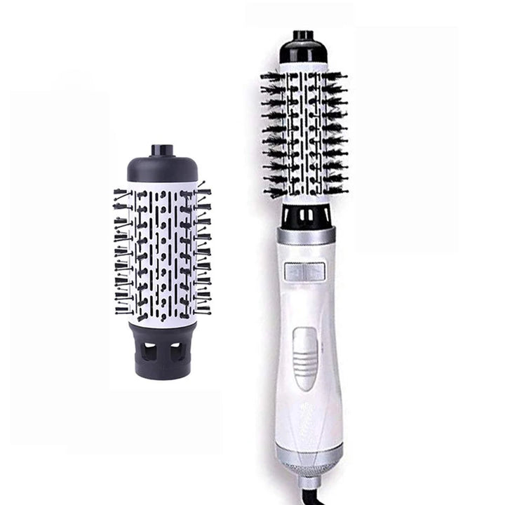 Negative Ionic Blow Hair Dryer Hot Air Brush Hair Straightening Comb Curling Iron Multifunctional 3-In-1 Automatic Hot Air Comb