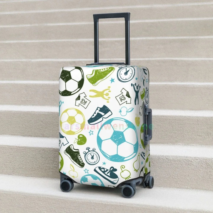 Football Luggage Cover Suitcase Protector Thicken Elasticity Dust Covered Anti-scratch Protective Case 18-32 Inch