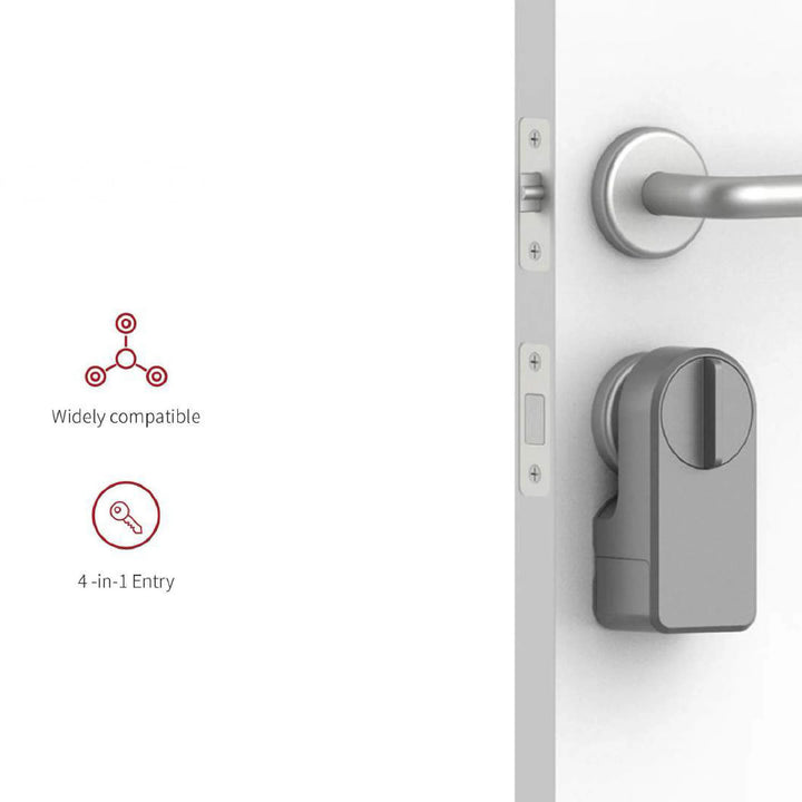 A1 Pro Max Bluetooth Smart Door Lock Tuya APP Remote Control Keyless Unlock Smart Life Cylinder DIY Easy Installation