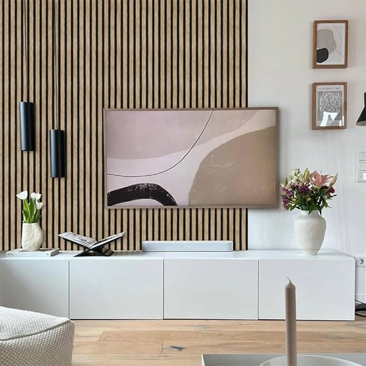 Brown pvc grille wood grain peeling imitation wood wallpaper self-adhesive detachable bedroom living room striped contact paper