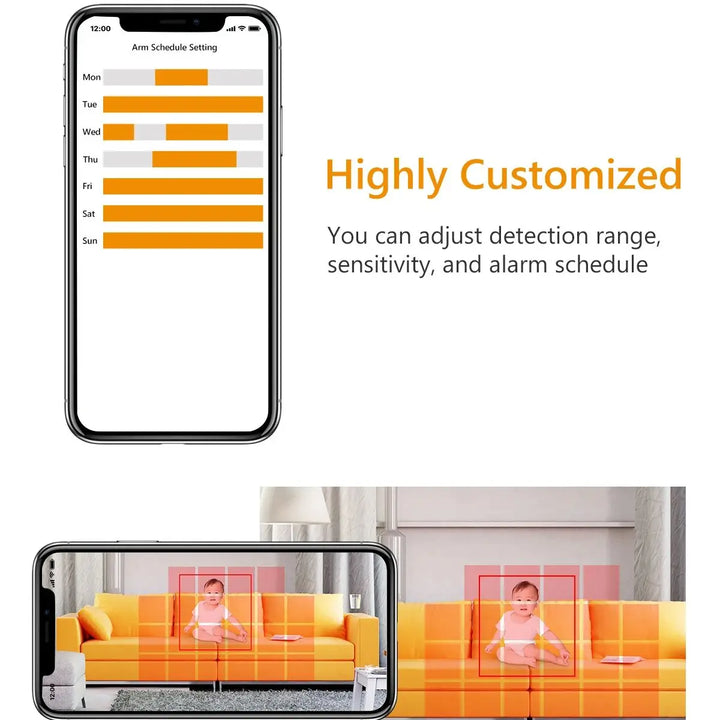 IMOU Rex 4MP Wifi IP Camera Home Security 360 Camera AI Human Detection Baby Phone Camera Night Vision Two Way Talk PTZ Camera