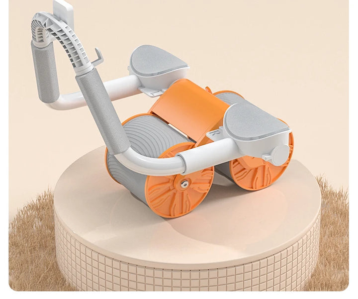 Elbow Support Abdominal Wheel  Muscle Training Home Fitness Exercise Equipment Double Wheeled Automatic Rebound