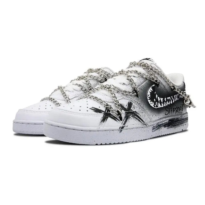 【Customize】Nike Court Vision 1 Skateboarding Shoes Unisex Sneakers shoes DH2987-101