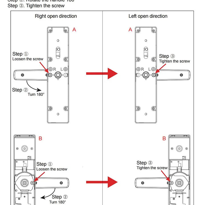 PHIPULO New Smart Door Lock With Tuya APP Digital Electronic Lock Smart Home Wooden Door Lock Biometric Fingerprint