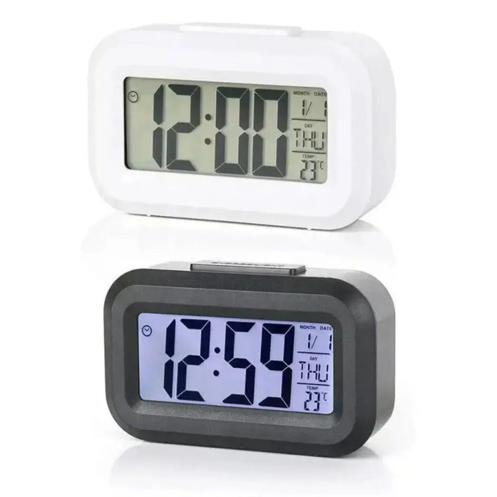 Portable Mini Digital Alarm Clock Snooze Mute Desktop Clock Calendar Backlight Electronic Alarm Clock For Student