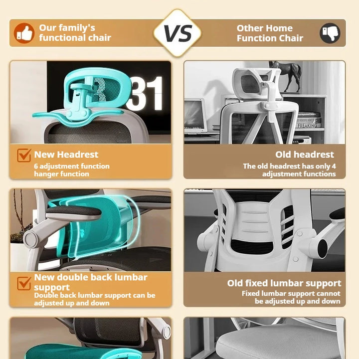 Office Gaming Chairs Work Computer Armchair Furniture Luxury Writing Gamer Swivel Silla Oficina Height Adjustable Relaxation