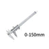 Stainless Steel Vernier Caliper 0-150mm Locking Screw Vernier Caliper Stainless Steel by BeBosLook
