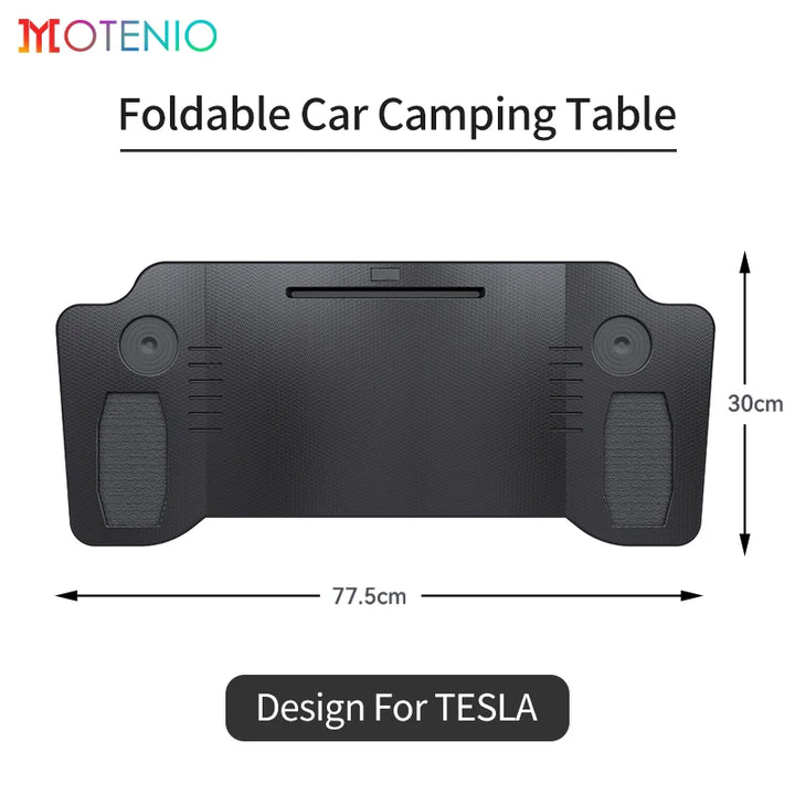 Desk Design for Tesla Model 3 / Y 2024 Car Steering Wheel Laptop Tray Food Desk Portable Office Table for Tesla