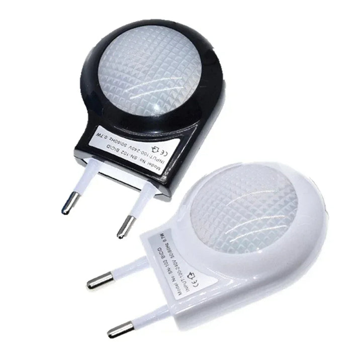Led Light Switch Socket Snail Night Light Sensor Control Light Mini Auto Night Lamp Wall Lamp for Baby Kids Bedroom EU Plug