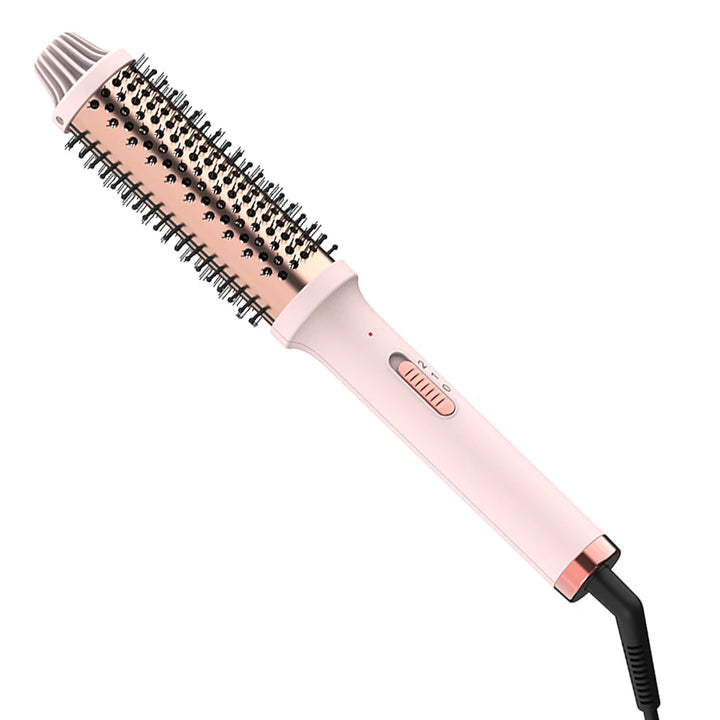 LISAPRO Curling lron Brush 2 in 1 Electric Hair Comb Negative lon Hair Dryer Styling Appliances Portable Professional Hair Strai