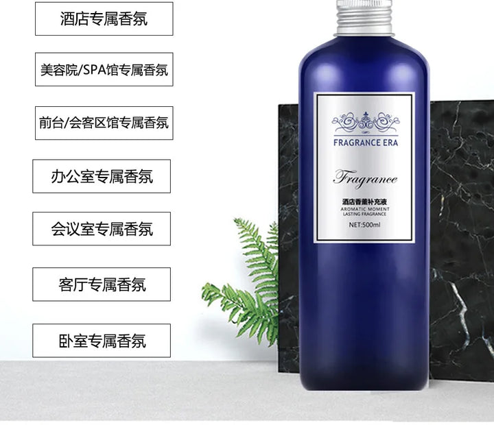 500ml Premium Hotel Aromatherapy Essential Oil for Aroma Diffuser Home Air Freshener Reed Diffuser Refill Liquid