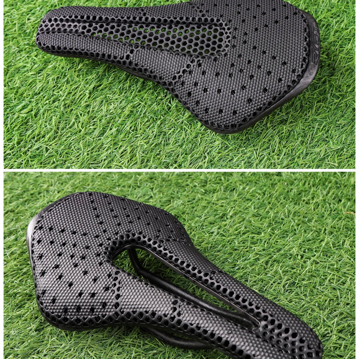 2024 RYET 3D Printed Saddle Ultralight Hollow Comfortable Full Carbon MTB Road Racing Bike Cycling Seat Bicycle Cushion Parts
