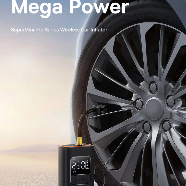 Baseus Wireless Air Pump Portable Air Compressor Smart Digital Electric Car Air Pump for Car Motorcycle Bicycle Inflator Pump