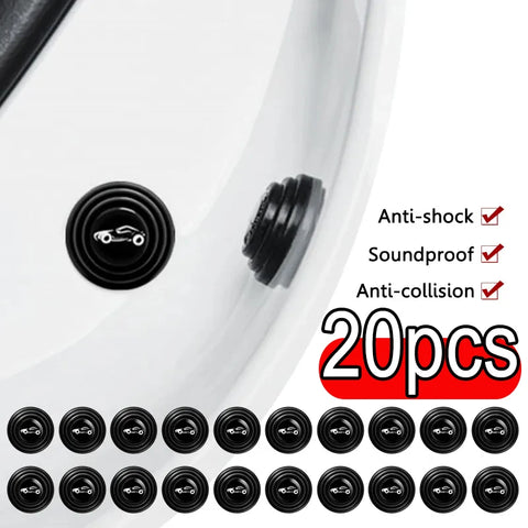 Anti-collision Silicone Pad Car Door Closing Anti-shock Protection Soundproof Silent Buffer Stickers Gasket Auto Accessories