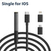 Endoscope Inspection Camera 3 in 1 Micro USB/Type-C Mini Inspection Camera for IOS iPhone Waterproof Pipeline Borescope
