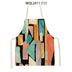 Abstract Geometry Painting Apron for Kitchen Women Home Cooking Aprons Cooking Baking Bibs Cleaning Supplies Kitchen Accesories