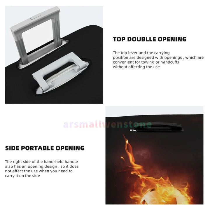 Football Luggage Cover Suitcase Protector Thicken Elasticity Dust Covered Anti-scratch Protective Case 18-32 Inch