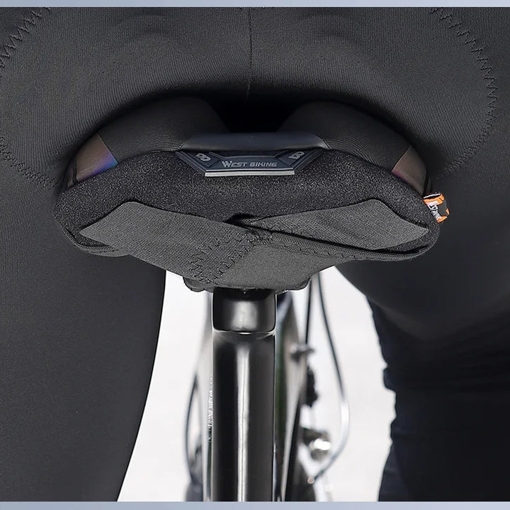 WEST BIKING Comfortable Bicycle Saddle Cover Breathable Rebound Silicone Foam Bike Seat Cover With Rain Cover Bike Accessories
