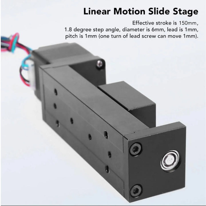 Linear  Rail Slide Actuator Low Noise Linear  Rail Motion Slide Actuator 28 Stepper Motor 50mm Stroke for CNC Router