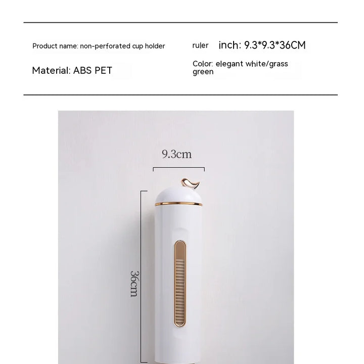 Light Luxury Cup Taker White Disposable Paper Cup Storage Holder