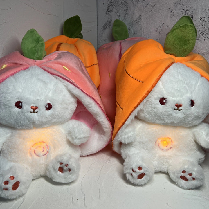 New Hot Sales Plush Rabbit Baby Plush Doll Musical Rabbit Kawaii Soothes Baby Music Light Sleep Plush Toy Kid Gift