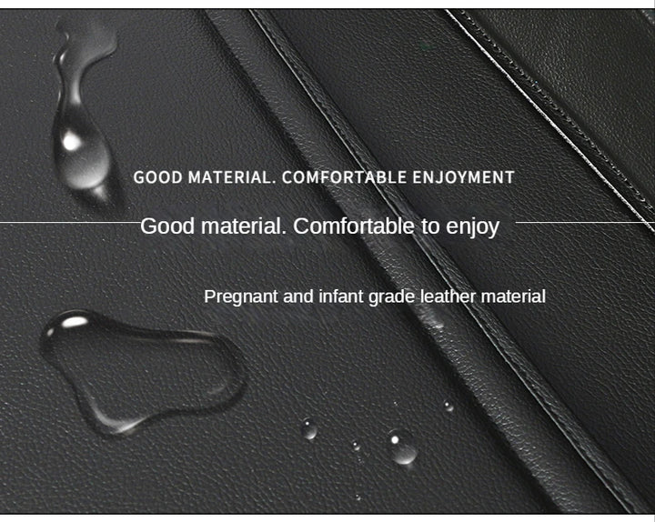 Leather Car Backseat Organizer Rear Row Children's Seat Back Hanging Storage Bag Shelf Garbage Can Trash Tissue Bottle Organiser