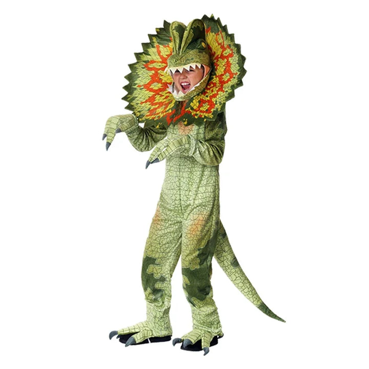 Halloween Children's Dinosaur Costumes World T-Tyrannosaurus Cosplay Jumpsuits Stage Party Cos Suits For Kids Christmas Gifts