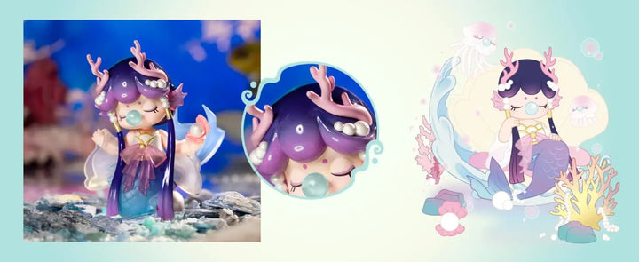 Robotime Rolife Nanci Auspicious Eastern Spirit Beast Blind Box Action Figures Doll Toys Surprise Box Lady Toys - ZNXX0