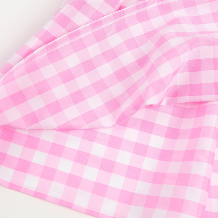 High Waist Plaid Pleated Skirt With Necktie Sexy Club Outfits for Women Summer Party Harajuku E Girl Preppy A-line Mini Skirts
