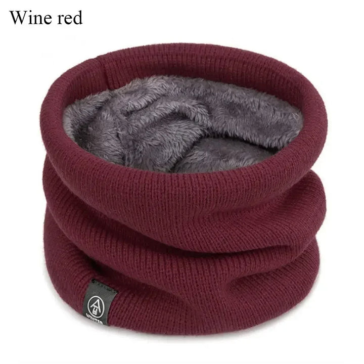 Fashion Soft Knitted Neck Warmer, Women/Men Sports Scarf with Face Cover for Winter Skating Running and Hiking