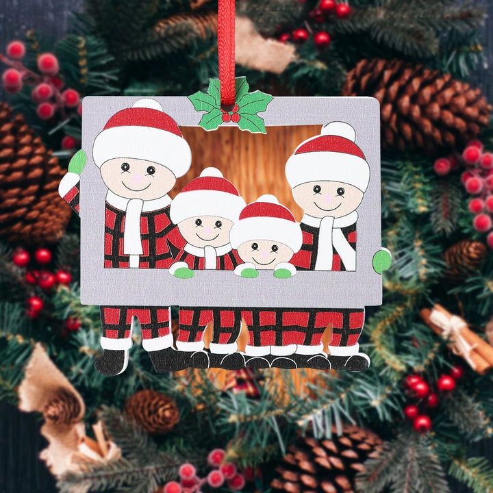 Christmas Tree Family Pendant Merry Christmas Decorations For Home 2024 Navidad Xmas Tree Hanging Ornament Navidad New Year 2025