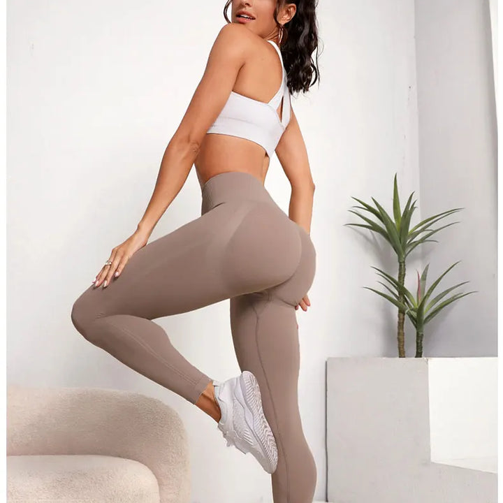 Women Seamless Hip Lifting Women Seamless Sports Leggings High Waist Fitness Leggings Push Up Yoga Leggings Gym Clothing Sports